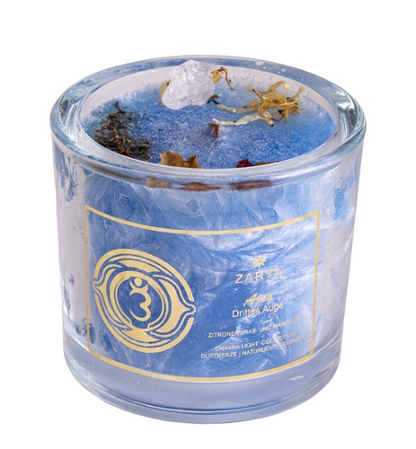 Stirnchakra chakra kerze mit - chakra,