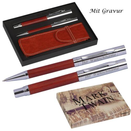 Schreibset mit gravur - mit, /