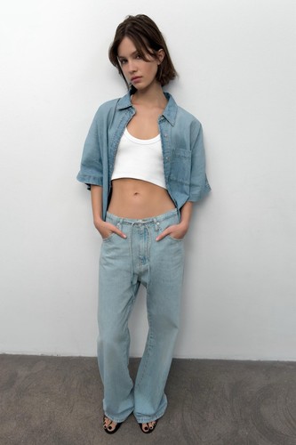 Zara jeans hose wide - jeans, leg