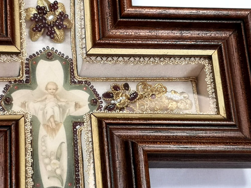 Andachtsbild kreuz familie - hl,