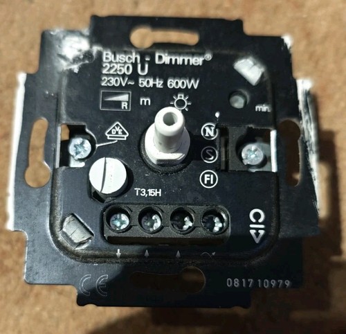Busch jaeger 2250 dimmer - busch-jaeger,