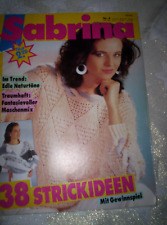 Sabrina - 38 Strickideen - Handarbeits-Zeitschrift Nr. 4/1989, mit Anleitungen