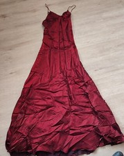 Abendmode , Tolles Abendkleid , rot , Größe 38 , lang , Taille ca. 36 cm