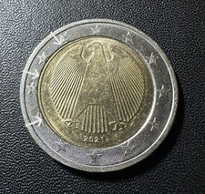 BRD-Fehlprägung 2 Euro Kursmünze Adler 2021 F Stuttgart Münze in Kapsel