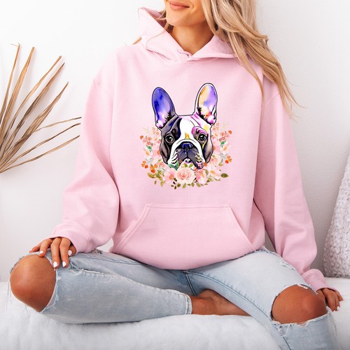 Französische bulldogge blumen - französische,