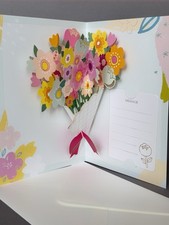 3D-pop-up  Bunte Blumenstrauß