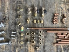 Heizungsventile, Adapter, Gewinde, Kupferlötbögen, Blindstopfen usw. !