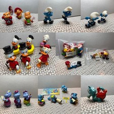 Ü-eier Figuren Konvolut Hippo Elefant Schlumpf Zwerge Schweinchen Disney