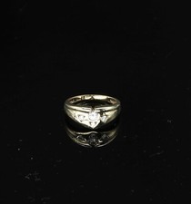333/- 8 kt Gelbgold Ring,mit 4