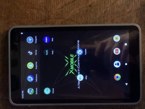 Tablet with tiktok installed - with,