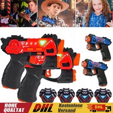 4er Pack Laser-Tag-Pistolen