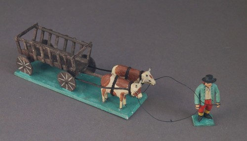 Grulicher krippenfigur bauer - krippenfigur, "