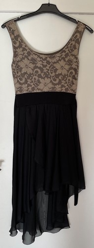 Leichtes kleid schwarz - schwarz, mit