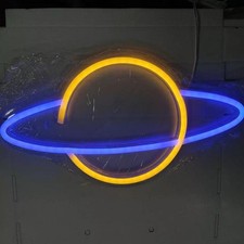 Neon led sign planet light - led,