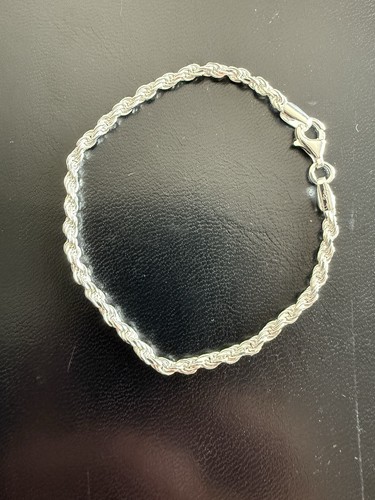 Armband 925 silber kordel rope - silber,