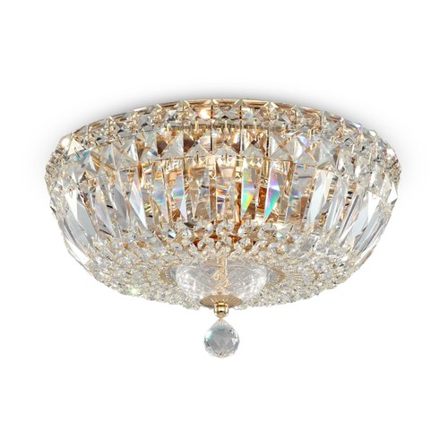 Deckenlampe glas gold - glas,
