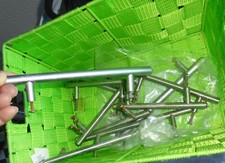 Mehrere Schubladen-Griffe/Möbel-Griffe/Schrank-Griffe,2Längen,silber,Edelstahl