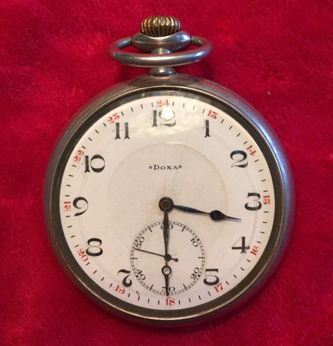 Seltene doxa taschenuhr mit - taschenuhr,