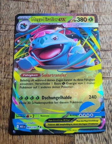 Pokemon karte mega - mega-bisaflor, ex
