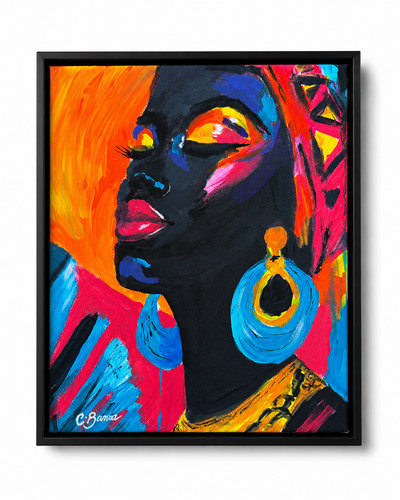 Original abstraktes 8x10 acryl - abstraktes,