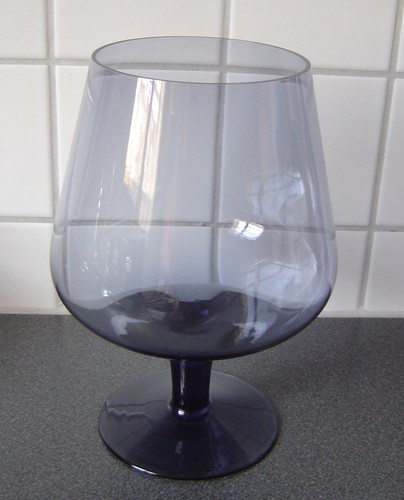 Vintage deko glas cognacglas - vintage,
