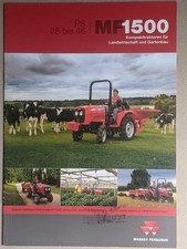 MASSEY FERGUSON MF 1500 Kompakt Traktoren Prospekt Bulldog Schlepper