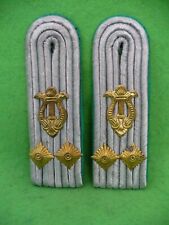 DDR NVA Schulterstücke Leutnant Grenztruppen Musikkorps