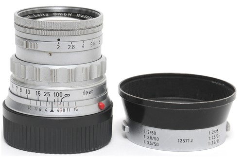 Leica 5cm rigid summicron - m, 2/5cm
