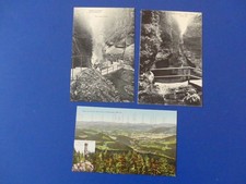 Böhmische Schweiz, 3 AK, ca. 1914. Edmundsklamm, Wilde Klamm, Hohen Schneeberg