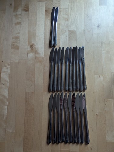 Lufthansa besteck messer - lufthansa, besteck,