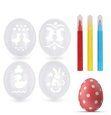 4er Ostereier Schablone Set