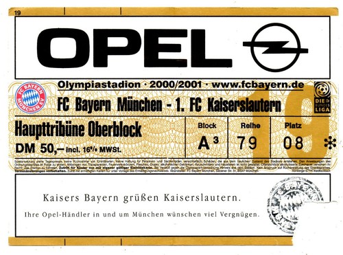 Ticket bayern münchen - ticket,