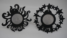 Partylite Wandkerzenhalter Sonne & Mond Ø 16 cm / T  8,5 cm