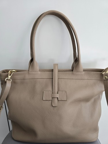 Damen leder handtasche shopper - leder,