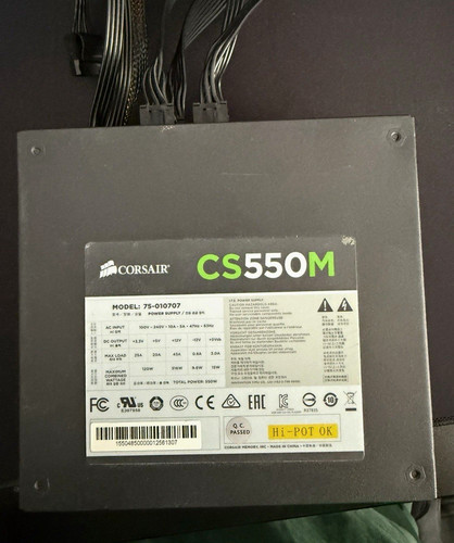Corsair cs550m 550w - cs550m, atx