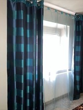 3tlg  Set Ösen Gardinen  150 x249