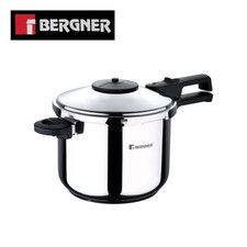 BERGNER Schnellkochtopf 6 L , Induktions , Spülmaschinengeeignet , Sichtfenster