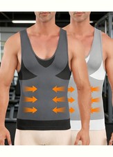 Herren Unterhemd Shapewear