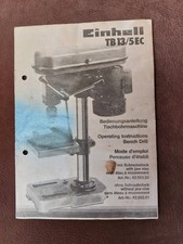 alte Bedienungsanleitung Einhell TB13/5EC Tischbohrmaschine