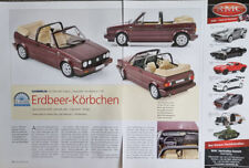 VW Golf I Cabrio Classicline in 1-18 von Norev...ein Modellbericht #1703f