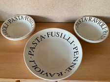 Pastateller 5er Set + große Pastaschale, wenig benutzt