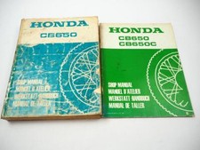 Honda CB650 RC03 CB650C RC05 Werkstatthandbuch 1978 - 1981 Reparaturanleitung