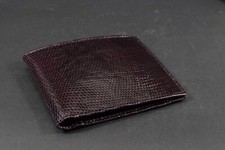 BRIEFTASCHE PORTEMONNAIE HERREN WEINROT BORDEAUX ECHT ECHSE LEDER FIRENZE 106