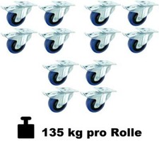 12x 100 mm SL Blue Wheels