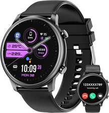 Hwagol G28 Smartwatch für Damen, kompatibel mit Android- und iPhone-Telefonen