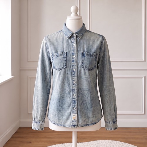 Denim damen jeanshemd gr - denim,