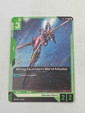Gundam TCG Einzelkarte Wing Gundam Bird Model Englisch NM