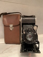 Faltkamera Gallus Cady HERMAGIS Paris Anastigmat Major incl. Kodak Lederetui