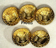 5 Vintage CELINE PARIS GOLD
