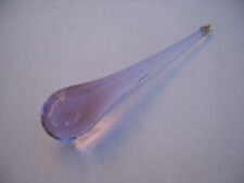 Muranoglas Tropfen 125mm, alexandrite mit Öse für Kronleuchter Lüster Chandelier